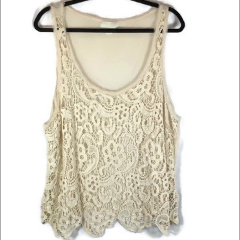 Forever 21 Crocheted Tank